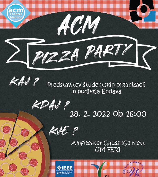 ACM, IEEE: Pizza party